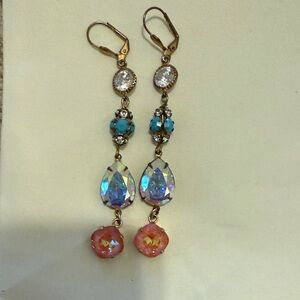 Elegant Multicolor Drop Earrings